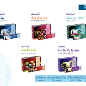 Inciensos Serie Reiki de Goloka